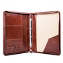 Luxury A4 Leather Ring Binder Folder. 'The Veroli', thumbnail 4 of 11