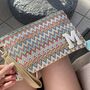 Personalised Multi Chevron Stripe Pouch, thumbnail 4 of 10