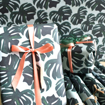 Monstera Leaf Wrapping Paper, 2 of 4