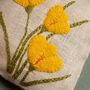 Linen Lavender Bags Embroidery Kit Spring Garden, thumbnail 4 of 6