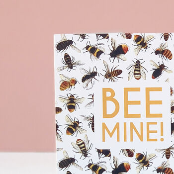 Bee Mine Bumblebee Valentine's Day Card, 2 of 5