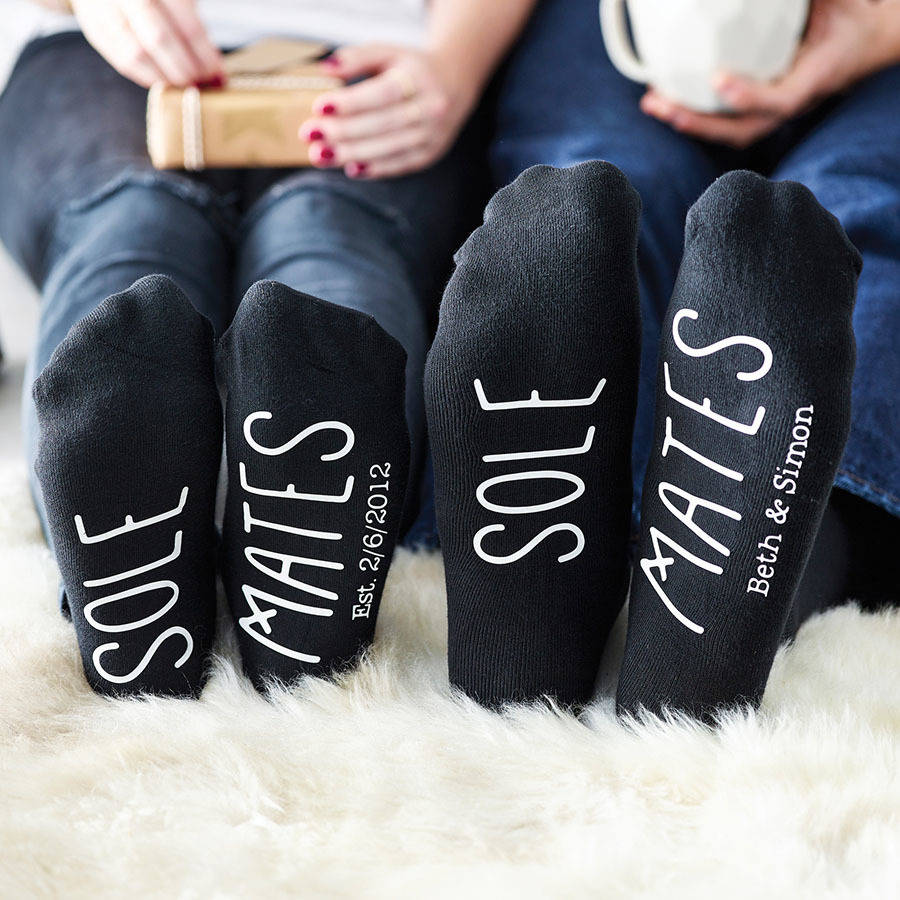 His And Hers Sole Mate Set Of Socks, 1 of 3