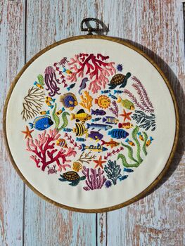 Ocean Wonders Hand Embroidery Pattern Digital Product, 7 of 8