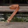 Handmade Tan Leather Belt Men's English Leather 35mm Wide, thumbnail 2 of 10