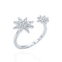 Astrid Double Star Ring, thumbnail 3 of 9