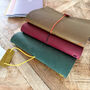 Leather Journal Cover | Refillable A5 Planner And Notebook Folio, thumbnail 3 of 10