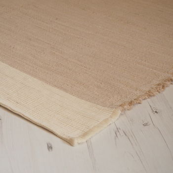 Natural Cotton Rug 170x120cm, 3 of 3