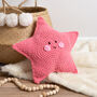 Star Cushion Easy Crochet Kit, thumbnail 1 of 8