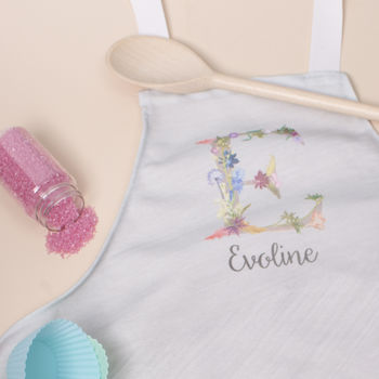 Personalised Name Kid's Crafts And Baking Apron, 2 of 2