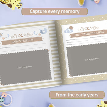 Personalised Baby Memory Book, 11 of 12