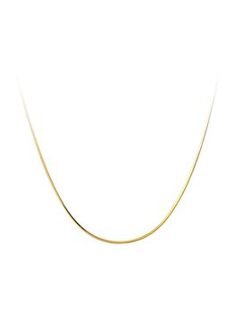 14k Gold Or Silver Herringbone Snack Chain Necklace, 5 of 8