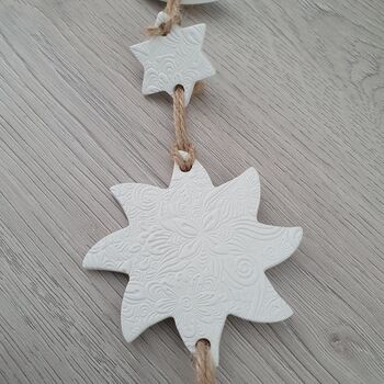 Sun, Moon And Stars Clay Wall Hanging, 6 of 8