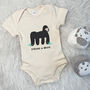 Strong And Brave Gorilla Jungle Babygrow, thumbnail 4 of 10