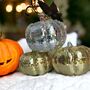 Handcrafted Mosaic Disco Pumpkin Autumn And Halloween, thumbnail 1 of 7