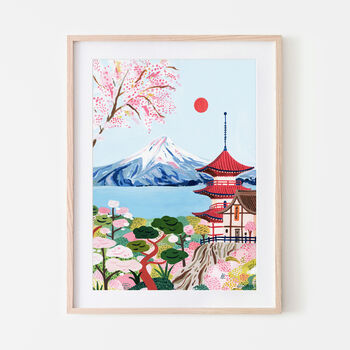 Mount Fuji, Japan Travel Art Print, 2 of 7