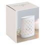 White Lattice Cut Oil Burner, thumbnail 4 of 5
