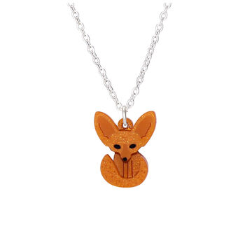 Fennec Fox Charm Necklace, 3 of 5