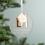 New Home Christmas Decoration With Gold Mirror House, thumbnail 1 of 3