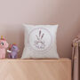 Personalised Lavender Cushion Gift For New Babies And Baptisms, thumbnail 1 of 2