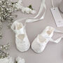 Ava Christening Booties, thumbnail 3 of 3