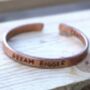 Copper Bracelet With Inspirational Quote, thumbnail 3 of 4