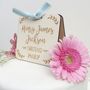 Personalised Christening, Baptism Or Naming Day Topper, thumbnail 3 of 6
