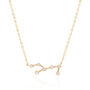 Esphyr Constellation Zodiac Necklace 18 K Gold Plated, thumbnail 6 of 8