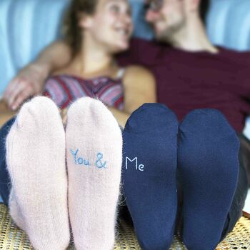 You And Me Couples Socks, 2 of 8