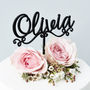 Personalised Decorative Name Cake Topper, thumbnail 6 of 7