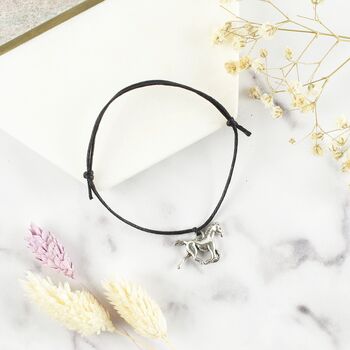 Take Life's Hurdles In Stride Motivation Horse Wish Bracelet, 2 of 4