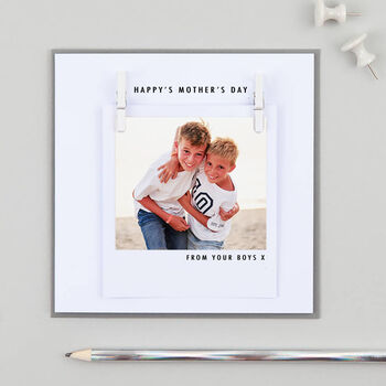 Personalised Luxury Photo Message Card, 4 of 5