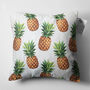 Pineapple Patterned Cushion Cover With Orange And Green, thumbnail 5 of 7