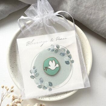 Dove Of Peace Enamel Pin | Symbol Of Hope And Peace Gift, 10 of 12