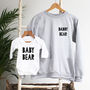 Daddy Bear And Baby Bear Twinning Sweatshirt Set, thumbnail 1 of 5