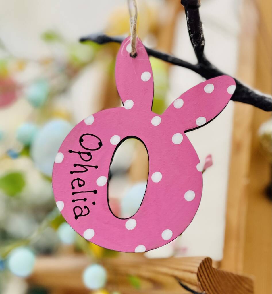 Personalised Easter Bunny Letter Gift Tags, 1 of 4