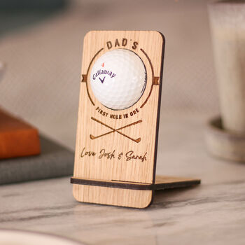 Personalised First Hole In One Golf Ball Holder, 5 of 5