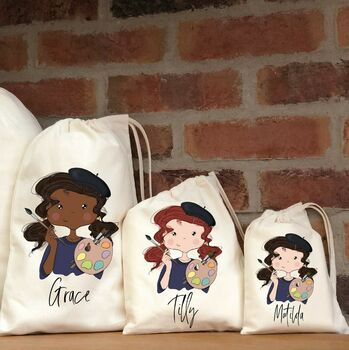 Personalised Painting Party Bags, 3 of 3