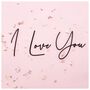 ‘I Love You’ Wooden Wall Sign, thumbnail 1 of 1