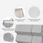 Four Piece Storage Boxes With Lids Stackable, thumbnail 7 of 9