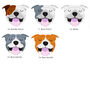 Staffordshire Bull Terrier Personalised Name Tag, thumbnail 3 of 12