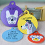 Day Of The Dead Halloween Dog ID Tag, thumbnail 10 of 12