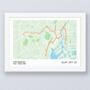Tokyo Personalised Marathon Map Print, thumbnail 1 of 7