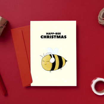 Bee Christmas Card, 2 of 2