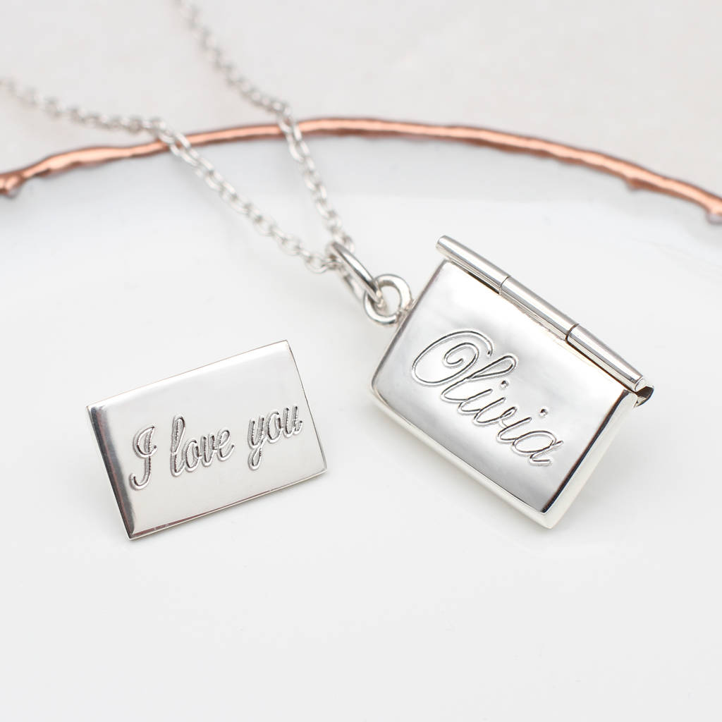 Personalised Silver Or Rose Gold Plated Letter Necklace By Hurleyburley