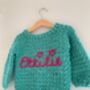 Personalised Baby/ Childrens Strawberry Cardigan, thumbnail 7 of 7