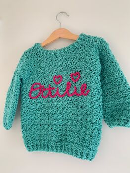 Personalised Baby/ Childrens Strawberry Cardigan, 7 of 7