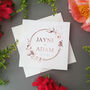 Rose Gold Trifold Wedding Invitations, thumbnail 1 of 5