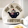 Personalised Australian Flag Tea Pot Cosy Gift, thumbnail 1 of 12
