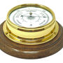 Traditional Barometer And English Oak Mount, thumbnail 1 of 9