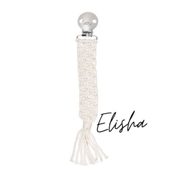 Macrame Natural Cotton Dummy Clip, 3 of 9